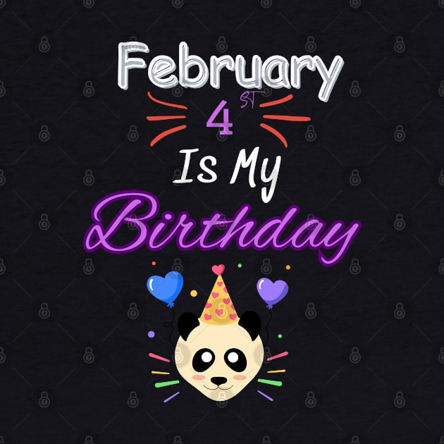 February 4 st is my birthday by Oasis Designs